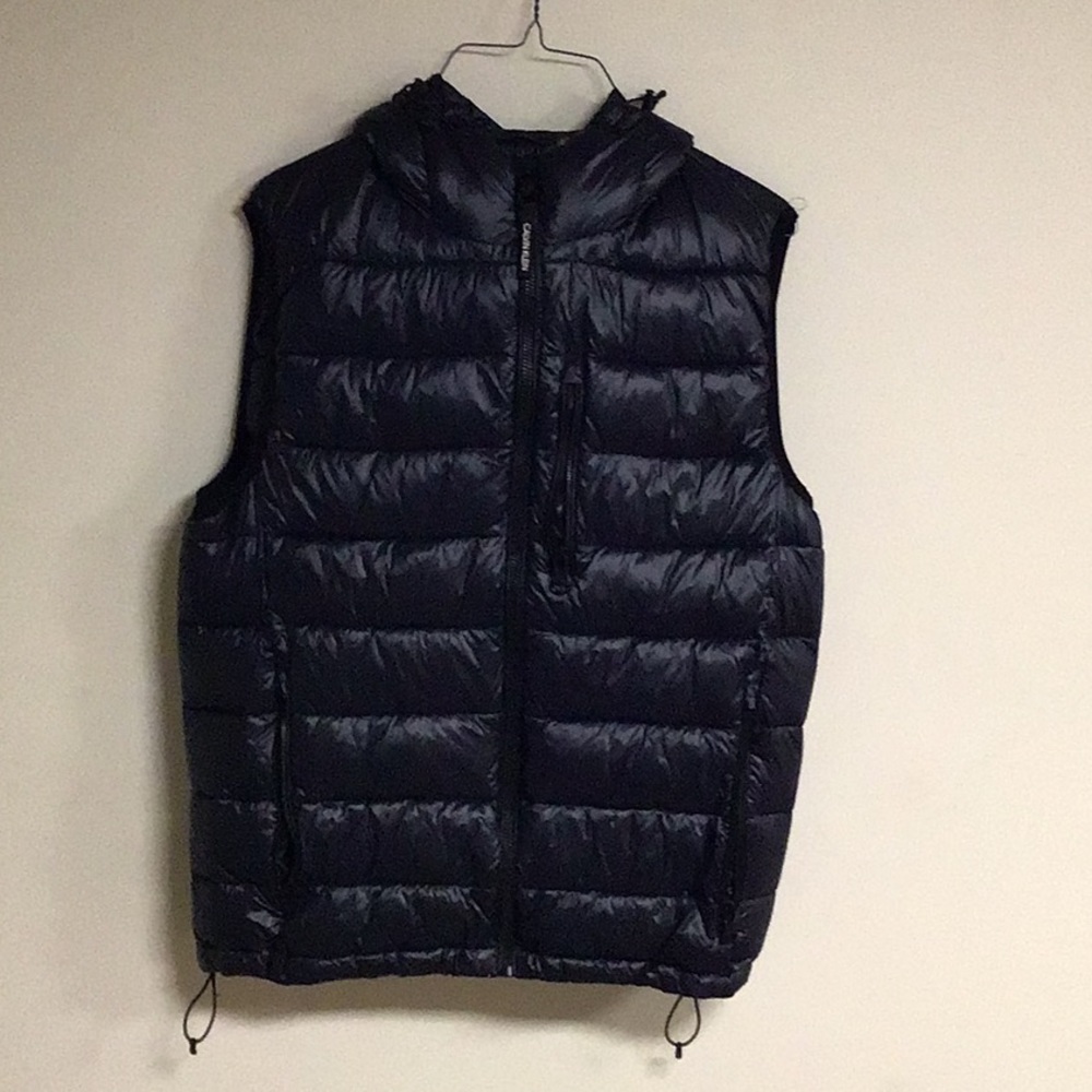 Calvin Klein vest w/hoodie